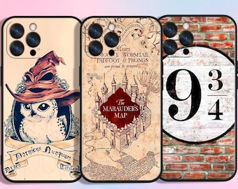 Wands, Owls and Wizard School Vibe Protective Phone Case ~ Fits iPhone and Samsung ~ Custom Models Available