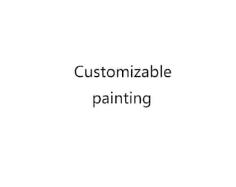 Customizable painting, frame