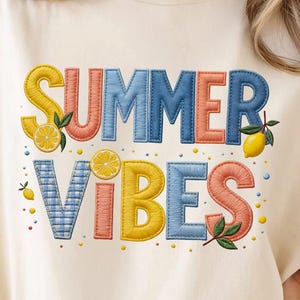 Sommarvibbar png, sommarvibbar lapptäcke png, sommarskjortadesign, citronsommargrafik, söt sommarsublimeringsdesign