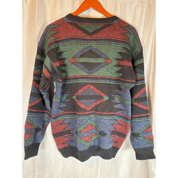 Croft & Barrow Mens Sweater XL Colorful Patterned… - image 5