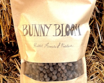 Fertilizante de estiércol de conejo molido: Potenciador natural para el jardín, 1 libra