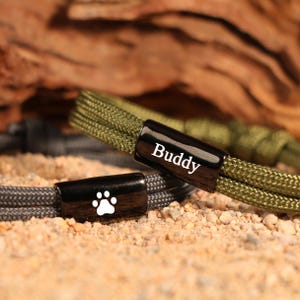 Personalized Pet Paw Print Bracelet,custom Adjustable bracelet,Memorial Keepsake Gift,Custom Engraved Pet Name,Dog Cat Memorial Gift