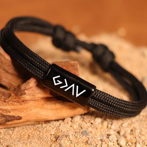 God is greater than the highs and lows Inspirational bracelet,Christian gift for him,encouragement gift,Religious jewelry confirmation gift