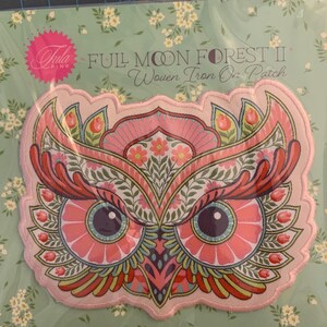 Tula Pink Full Moon Forrest II iron on patch