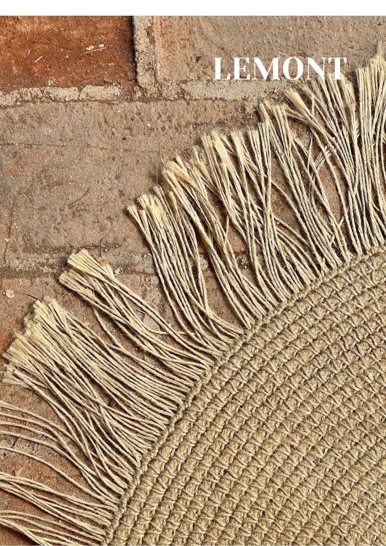 Anleitung für einen Jute-Teppich, der über ein rundes Seil gehäkelt wird (Spanisch und Englisch) / Anleitung für einen runden Teppich, der über ein Seil gehäkelt wird Bild 4