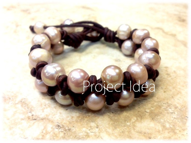 15.5 inch 10 to 11 mm Large Hole Freshwater Pearl Potato Beads G3946W82-BHB Blush Mauve Pearl 3 mm hole