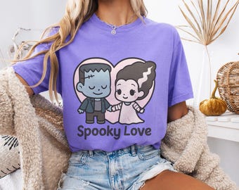 Spooky Love Unisex T-shirt, Halloween Graphic Tee