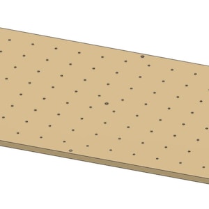 Xcarve Pro 4x2 Wasteboard CNC File: DXF & Easel Project