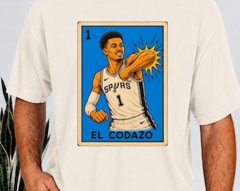 El Codazo PNG Spurs Koszykówka Loteria Styl Retro Fan Sportowy Sztuka Vintage Sportowiec | Pobieranie cyfrowe
