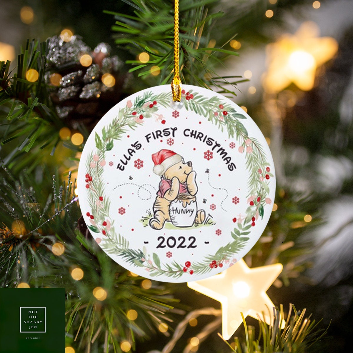 Discover Personalized Christmas Ceramic Ornament