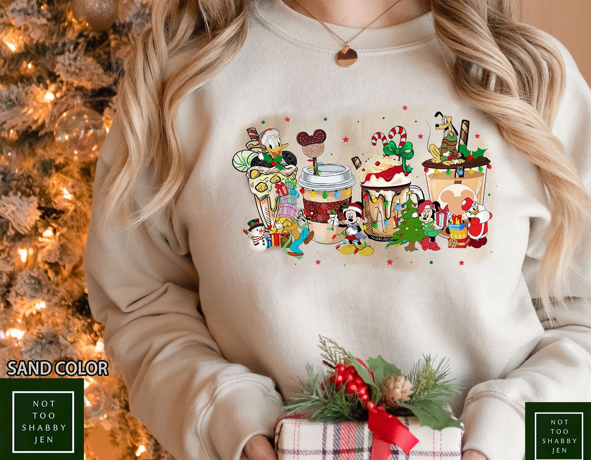 Disney Christmas Character Sweatshirt