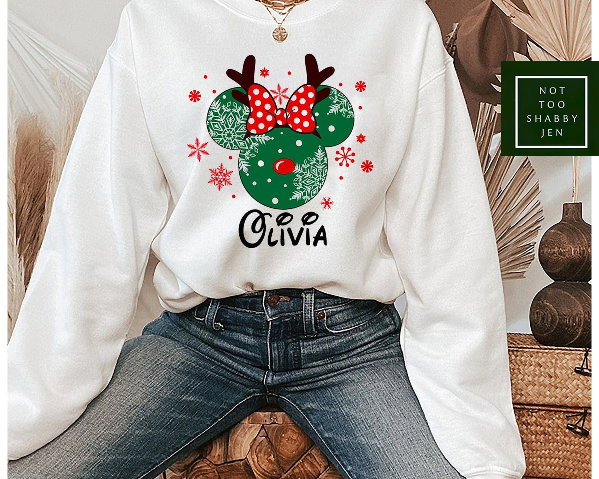 Discover Disney Christmas Family Sweatshirt