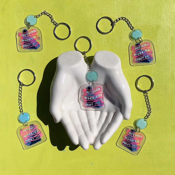 Plastic Keychain Etsy