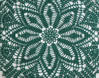 Forest green Doily