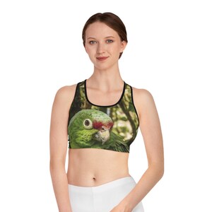 Nature-Inspired Sports Bra - Perfect for Fitness & Outdoor Lovers, Activewear, Workout Gear, Eco-Friendly Apparel, Athletic Top