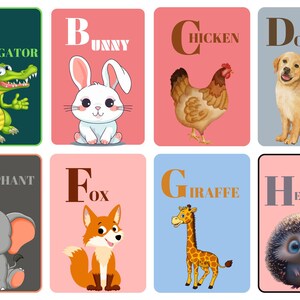 Druckbare Karteikarten für Kleinkinder | Sofortdownload | Montessori Lernkarten | Pädagogische Vorschulaktivität