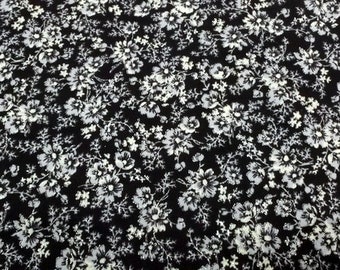 Fabric, Quilt Fabric, Cotton Fabric, Dark Purple with Lavender and Metallic Silver Floral, JoAnns, 43'' wide, 3 1/4 + Yards