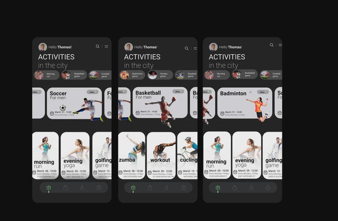 Finishing App for Athletes and Dating - Etsy