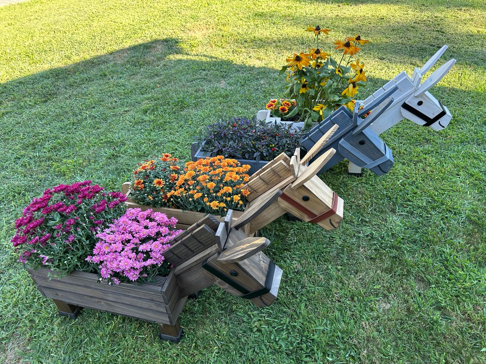 Vintage Keramik-Esel Blumentopf – Niedlicher Sukkulententopf Oder Vase Für Dekoration & Geschenke