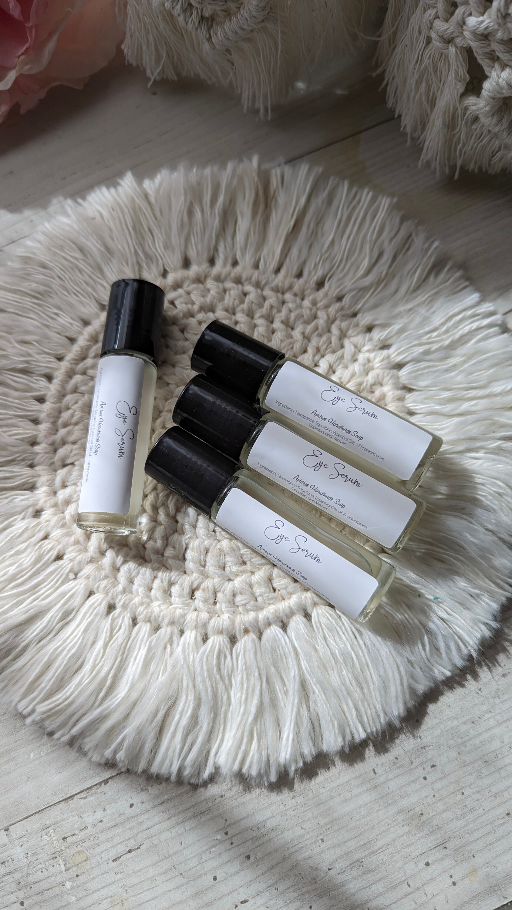Roller Ball Eye Serum, Essential Oils, Under Eye Treatment
