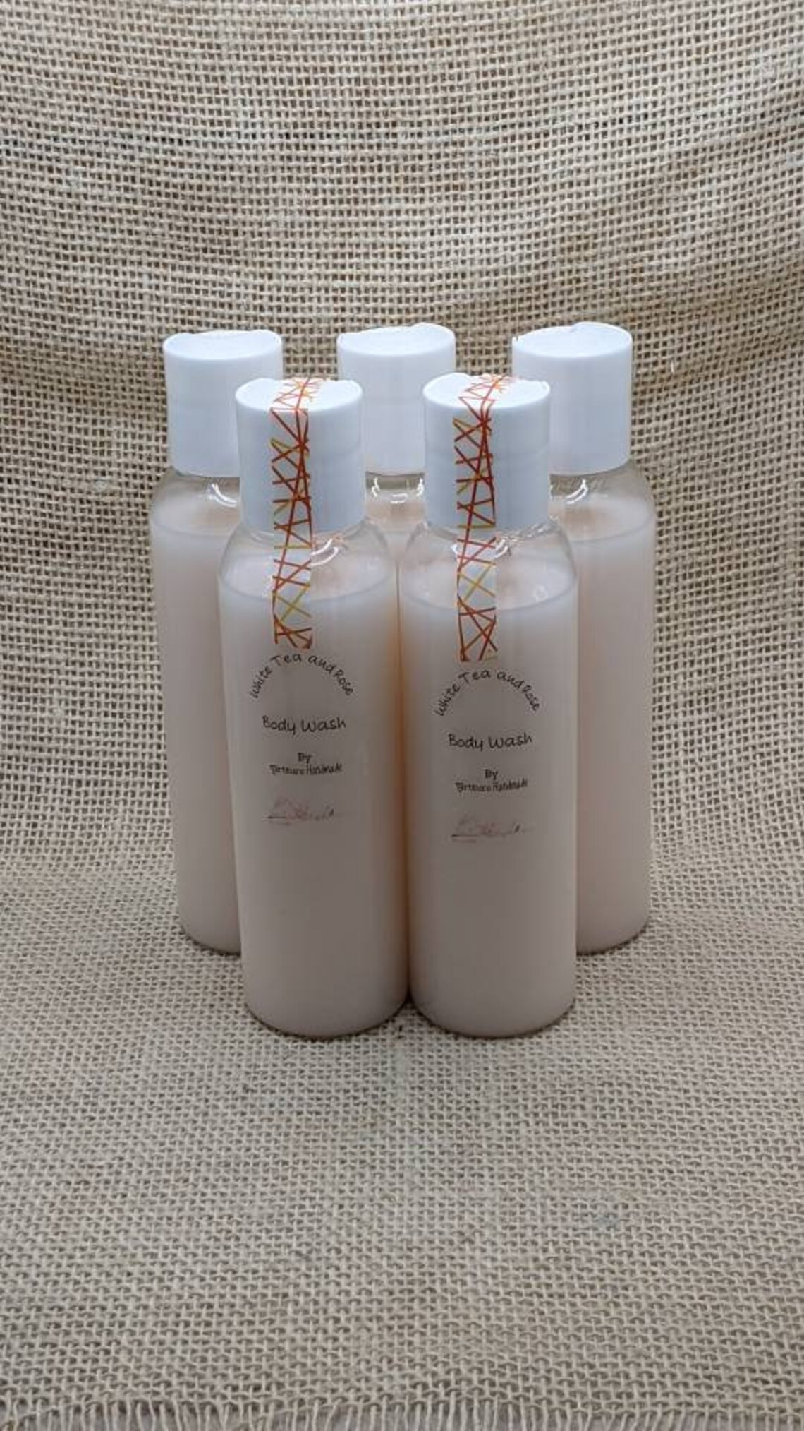 White Tea and Rose Body Wash with rose extract and jojoba oil Etsy