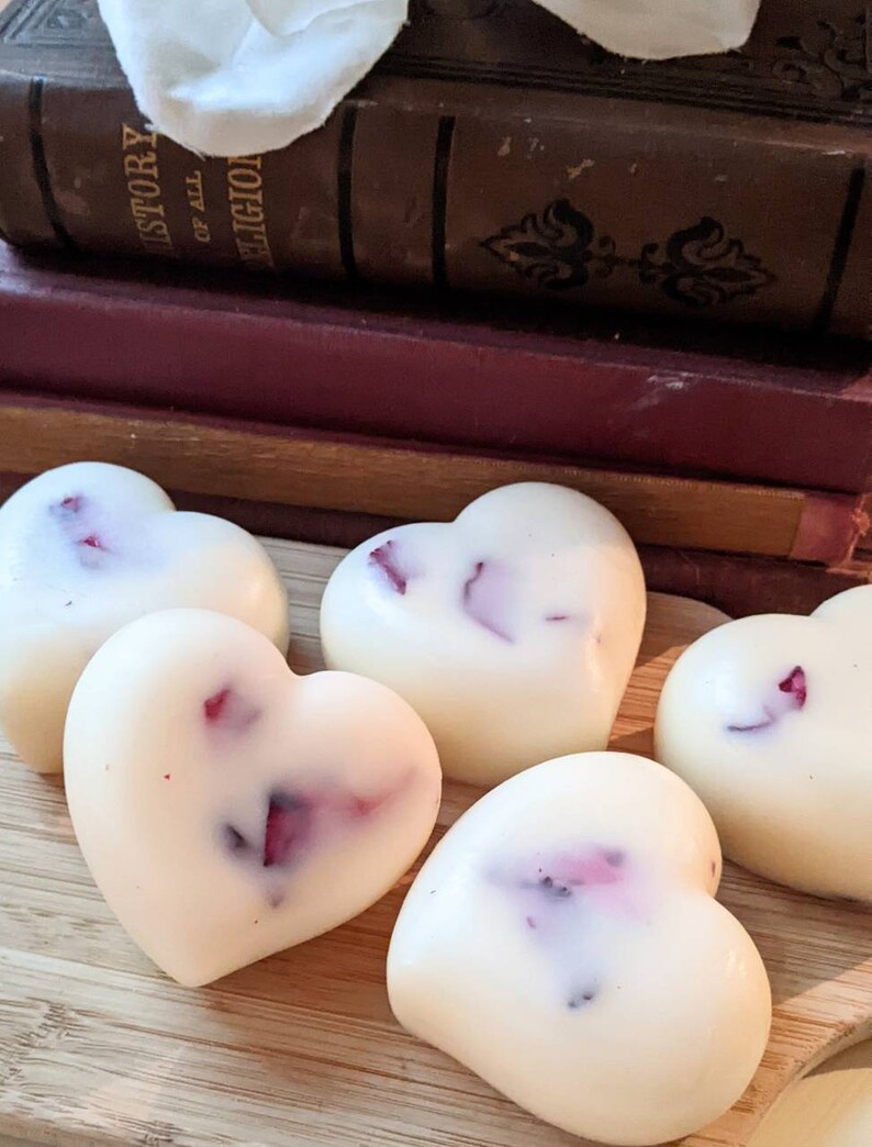 White Tea and Rose Lotion Bar With Kokum Butter and Rose Etsy