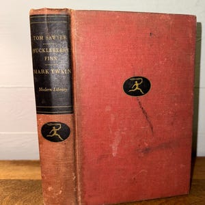 The Adventures of Tom Sawyer and Huckleberry Finn, Mark Twain, Vintage, Hardcover Book