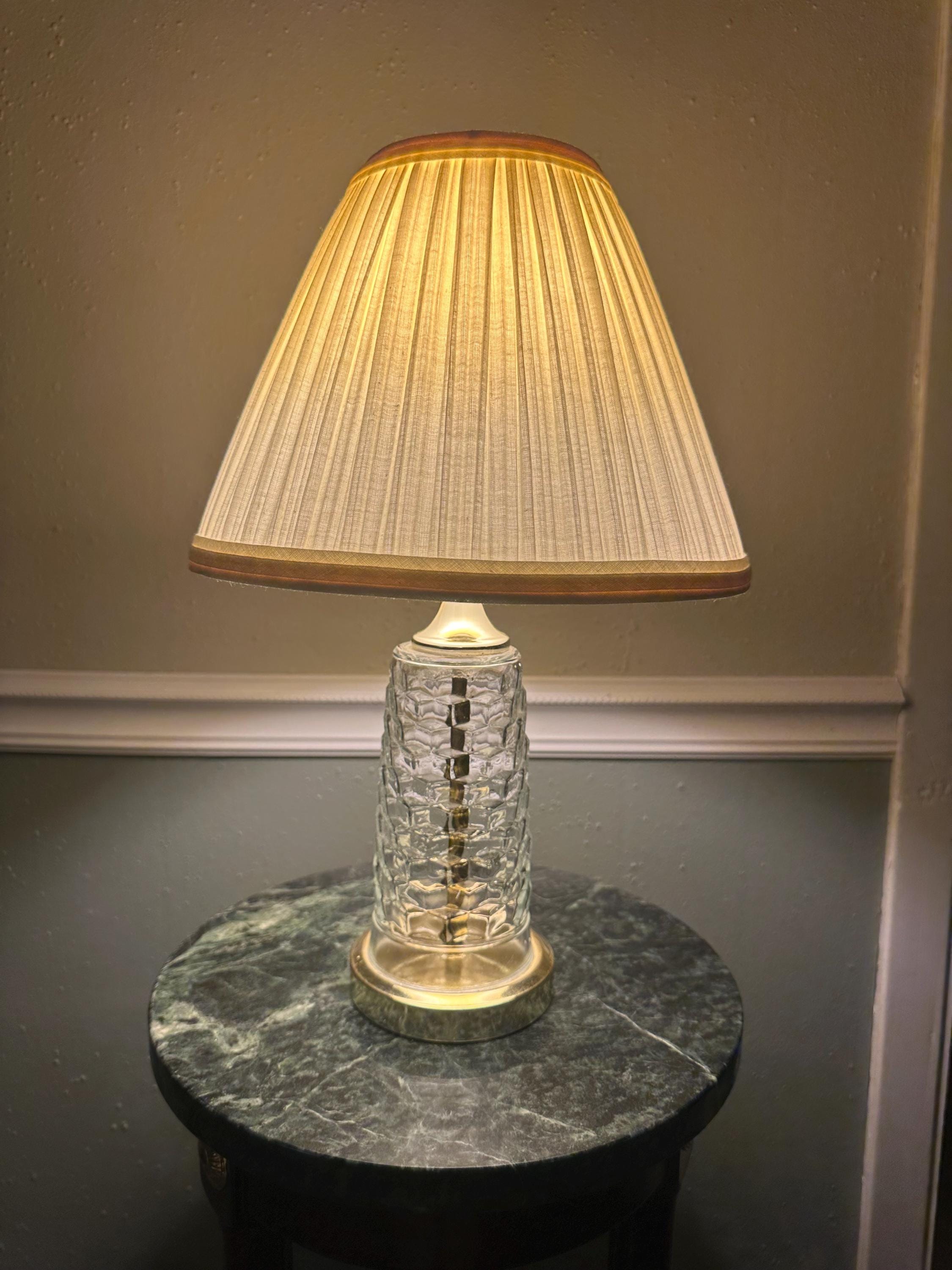 Leviton Glass Lamp - Etsy
