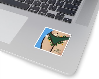 Body Positive Floral Stickers: Feminist Laptop Decal, Self-Love Decoration