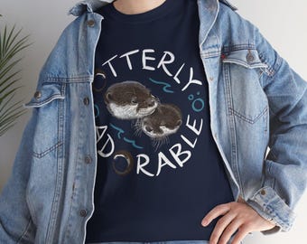Otterly Adorable Tee, Unisex Animal Lover Gift