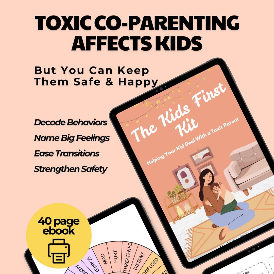 Kids First Co-parenting Kit | Printable Worksheets, Tracker, Planner ...