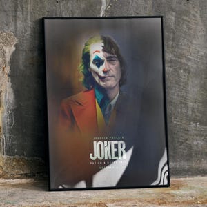 The Joker (Authur Fleck) Joaquin Phoenix, alternative movie poster