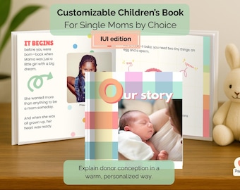Editable IUI Donor Conception Storybook: Canva Template (Digital Download)