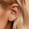 16G/18G Tiny CZ Flatback Studs Set • Gift Set • Flat Back Earring • Tragus Stud • Helix Conch Stud • Cartilage • Gife For Her • Gift Set