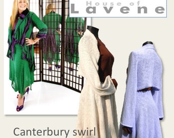 Pattern 7/Canterbury Swirl. Machine Knitting Pattern.