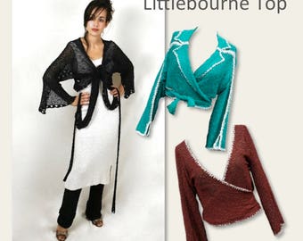 Pattern 4/Knitting machine pattern. The Littlebourne Top