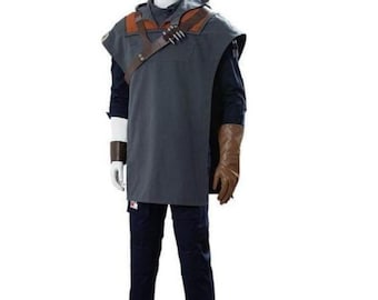 Jedi Survivor Inspired Cosplay Outfit | Cal-Style Poncho Costume | Star Wars Inspired Costume | Custom Handmade Cosplay | Tunic, Pants