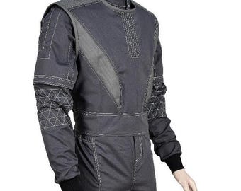 Mandalorian Star Wars Bounty Hunter Flight Suit met vest 3-delig kostuumset