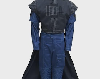 Mandalorian Star War Flight Suit Inspired Book of Boba Fett Costume Din Djarin Cosplay Bounty Hunter Outfit 3 Piece Flak Vest Suit