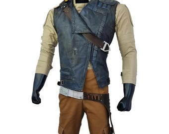 Complete costume Cal kestis Inspired by Jedi survivor only shirt pant vest and holster belt