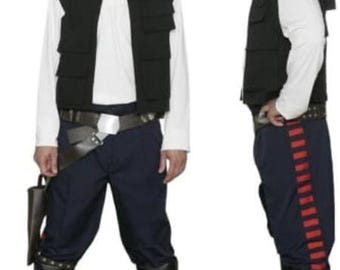 Inspired By Han solo pant shirt with leather belt