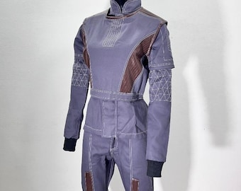 Mandalorian Star Wars Inspired By Bo Katan Kryze 3-Piece Flight Suit With Vest Bounty Hunter outfit Cosplay Costumes Set