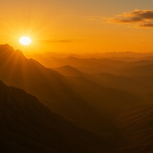 Golden Silence, Tranquil Wall Art, 3 Sizes Included