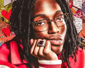 Lil Tecca - Digital Download - Hip Hop Wall Art - Rap Music Print - Urban Decor - Rapper Artwork - Modern Music Aesthetic - Tecca Fan Art