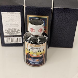 Sasorabia Perfume Oil 28ml | African Spiritual Oil | Ritual Anointing, Cleansing, Attraction, Prayer & Daily Fragrance
