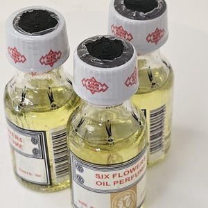 Six Flowers Perfume Oil: Aura Cleansing & Ritual Anointing