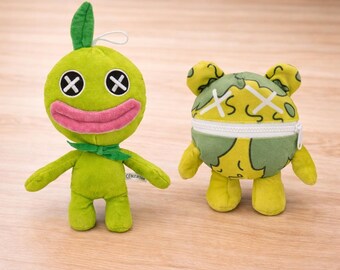 Poppy Playtime Bindle Boogie Plush Wrongside Outimals Reversible Plush Toy Creepy Cute Horror Game Plush Gift