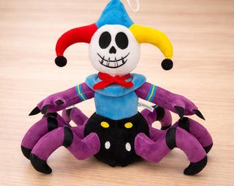 Poppy Playtime The Prototype Plush Toy Scary Spider Clown Plush Horror Game Character Plush Creepy Cute Gift for Gamers