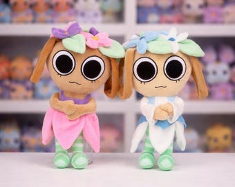 Bassie Dandy’s World Plush Flower Doll Cute Kawaii Plushie Soft Stuffed Animal Dandys World Toy Aesthetic Gift Collectible