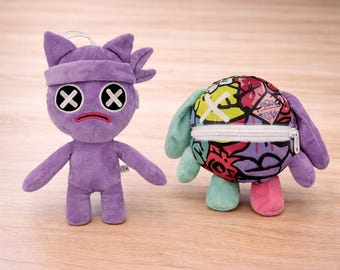 Poppy Playtime Goober Gutz Plush Wrongside Outimals Reversible Plush Toy Creepy Cute Horror Game Plush Gift